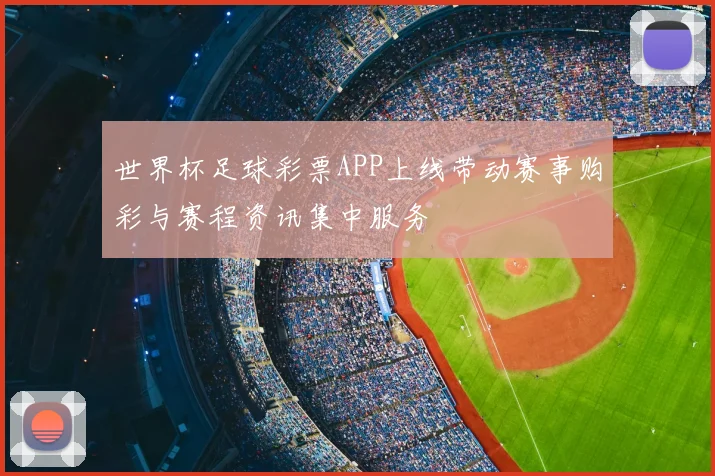 世界杯足球彩票APP上线带动赛事购彩与赛程资讯集中服务